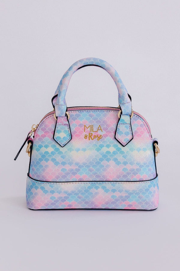 mermaid-glitter-girls-crossbody-purse Mila &  Rose - Sophia's Style-Mermaid Glitter Girl's Crossbody Purse-Default Title--1